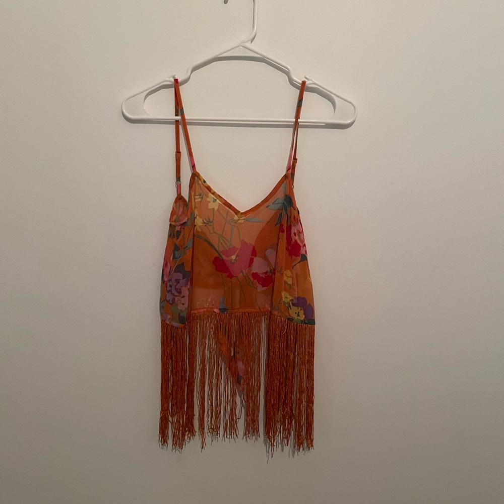 ❄️70’s INSPIRED FRINGE TANK TOP
